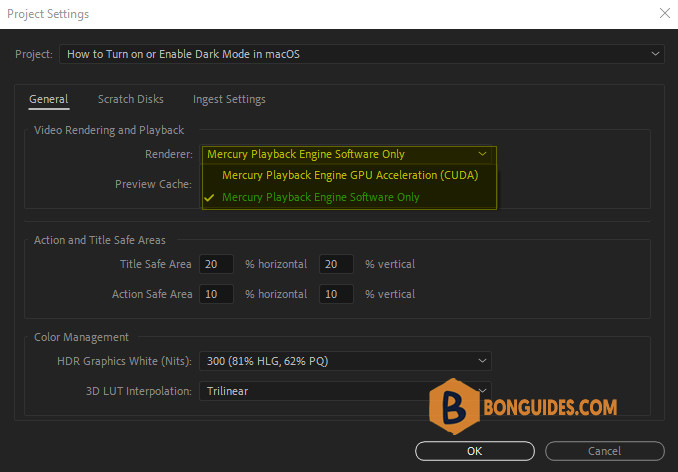 How to Use Graphic Card GPU while Exporting Videos in Adobe Premiere