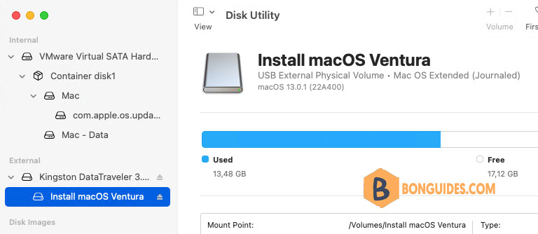 How to Create a macOS Ventura Bootable USB Drive on MacBook
