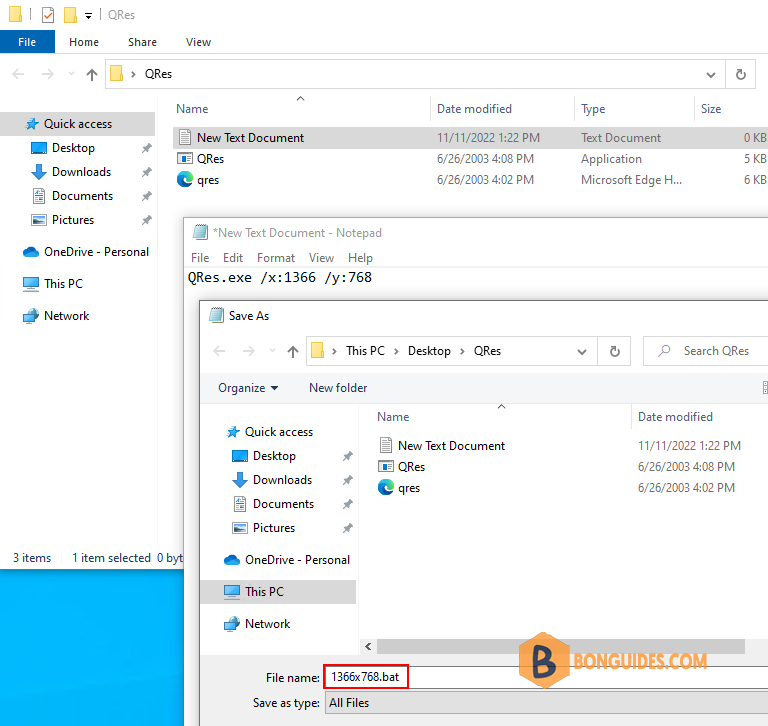 How to Change Windows 10 Screen Resolution with Command or Batch File