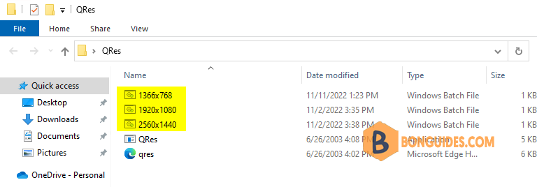 How to Change Windows 10 Screen Resolution with Command or Batch File