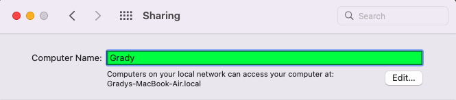 How to Change Your Computer Name or Local Hostname on Mac