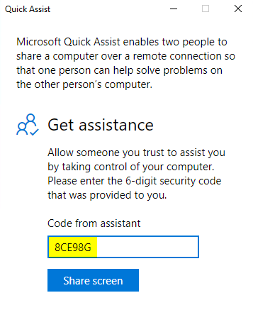 Quick Assist Free Remote Access and Control on Windows 10/11
