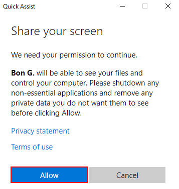 Quick Assist Free Remote Access and Control on Windows 10/11