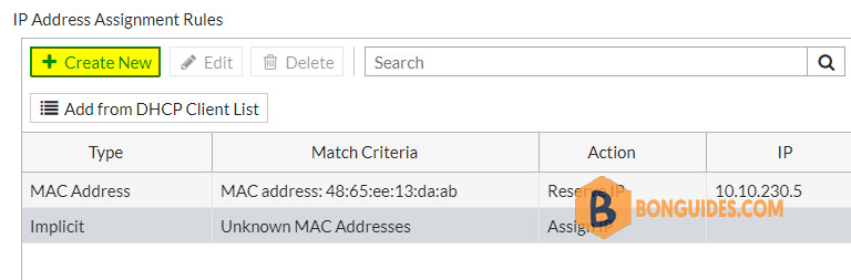 How To Reserve an IP Address in FortiGate Firewall