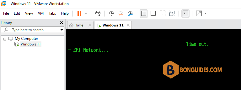 How to Fix EFI Network Time Out When Install Windows 11 in VMware