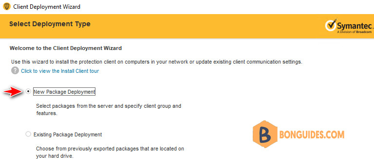 Export Install Packages for Linux in Symantec Endpoint Protection