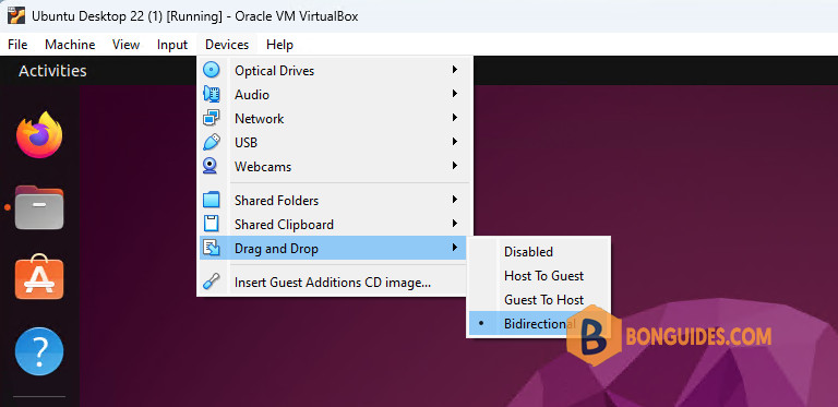 How to Fix Drag and Drop Not Working in Ubuntu 20.04 on VirtualBox