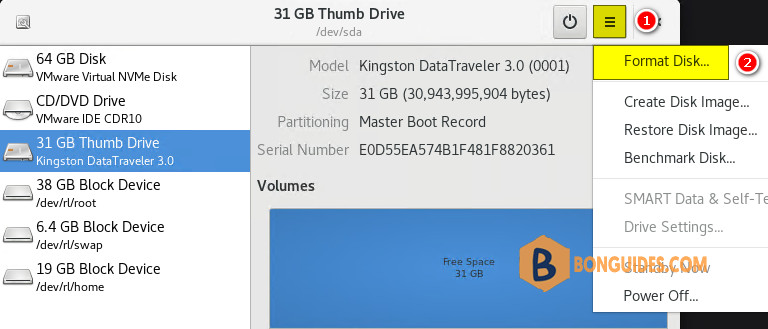 How to Create a Windows 10/11 Bootable USB Stick in AlmaLinux