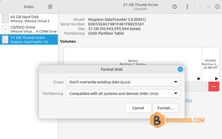 How to Create a Windows 10/11 Bootable USB Stick in Linux Mint