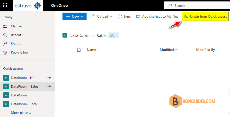 How to Pin SharePoint Libraries to OneDrive for Business Quick Access