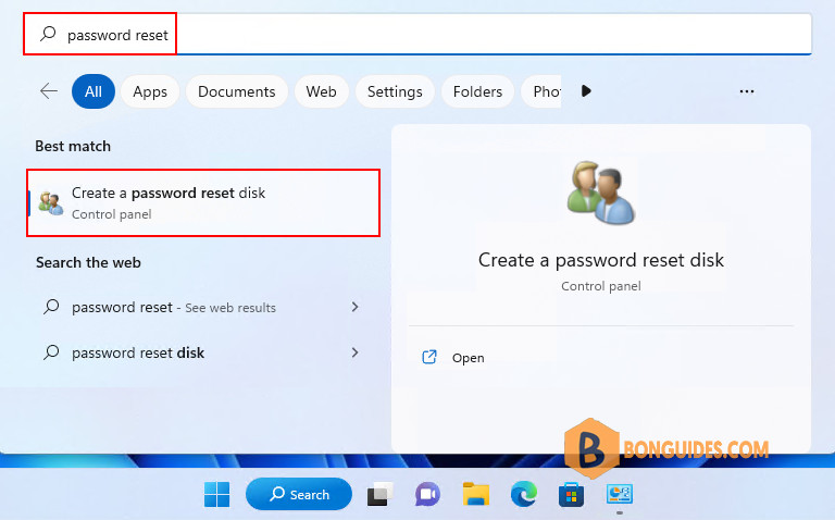 How to Create an USB Reset Disk in Windows 11