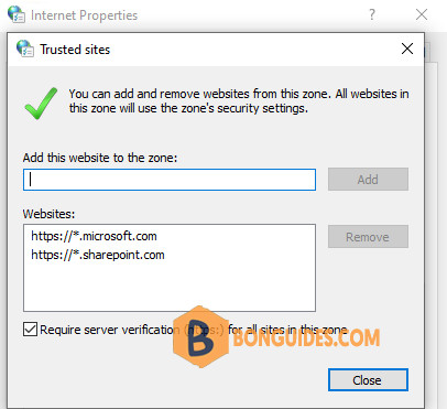 How to Add Trusted Sites to Internet Explorer or Internet Options