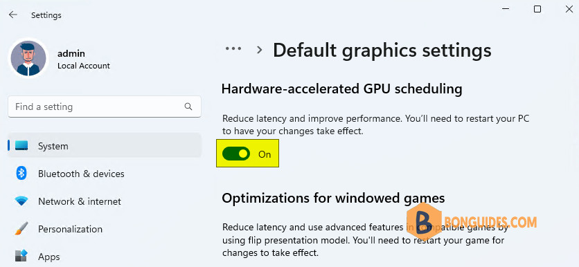 How to Enable Hardware Accelerated GPU Scheduling in Windows 11