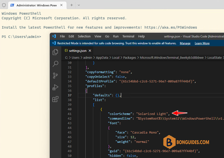 How to Change the Theme or Color on Windows Terminal in Windows 10/11