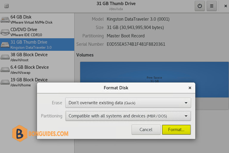 How to Create a Windows 10/11 Bootable USB Stick in AlmaLinux