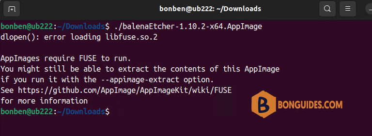 How to Fix Balena Etcher Not Working on Ubuntu 22.04