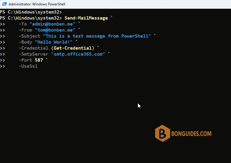 How to Send an Email Using Windows PowerShell